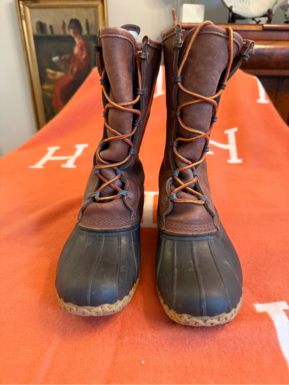 Vintage L.L. Bean 11”Maine Hunting Duck Boots with Removable Gore-Tex Liner